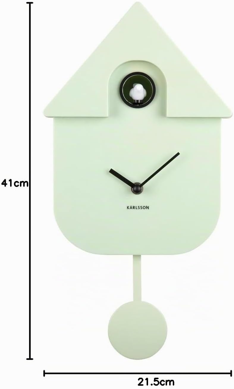 KARLSSON - Horloge CUCKOO Vert doux
