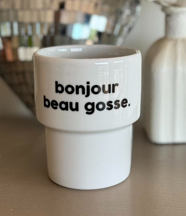 FÉLICIE AUSSI - Mug - Bonjour Beau Gosse