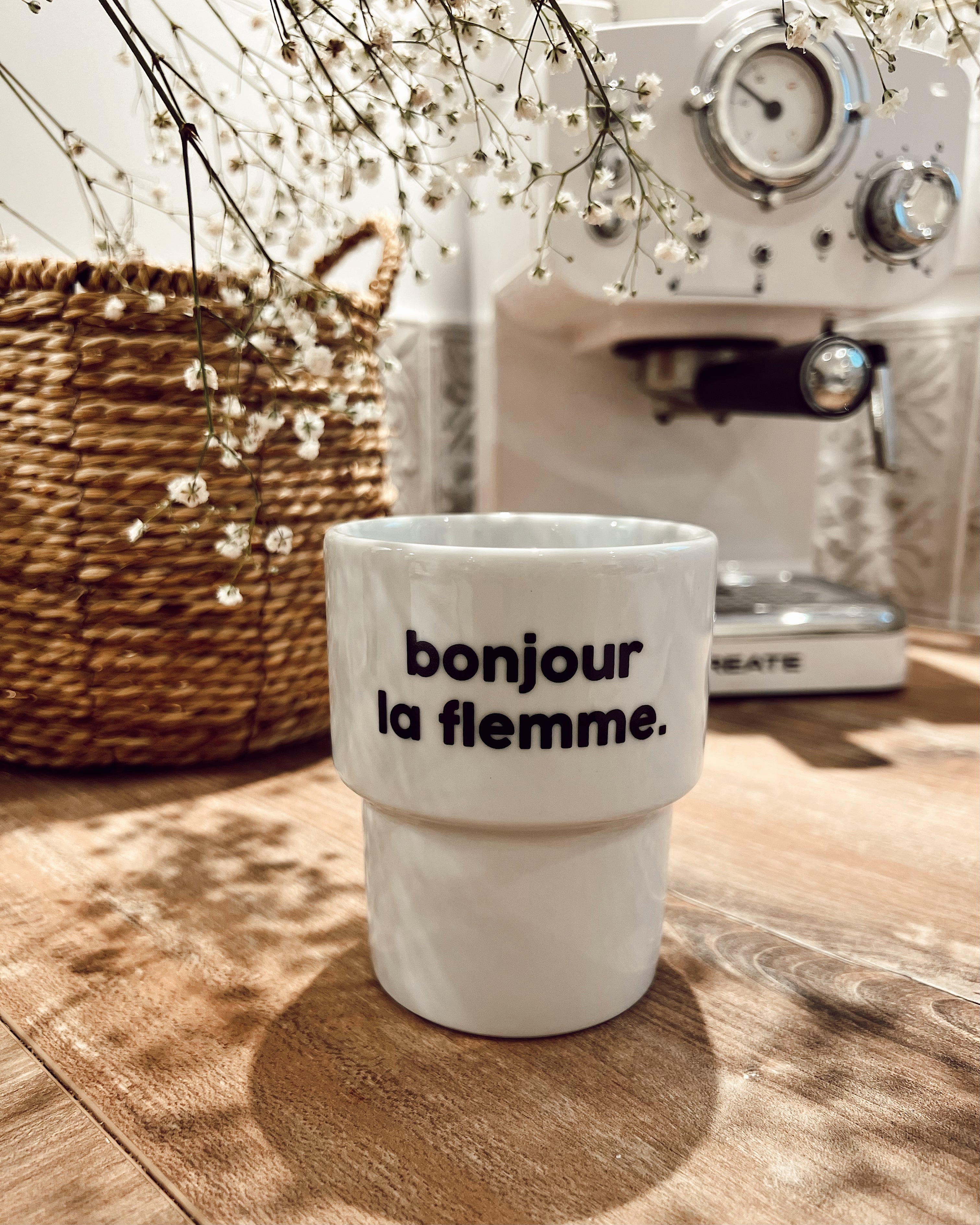 FÉLICIE AUSSI - Mug - Bonjour la flemme