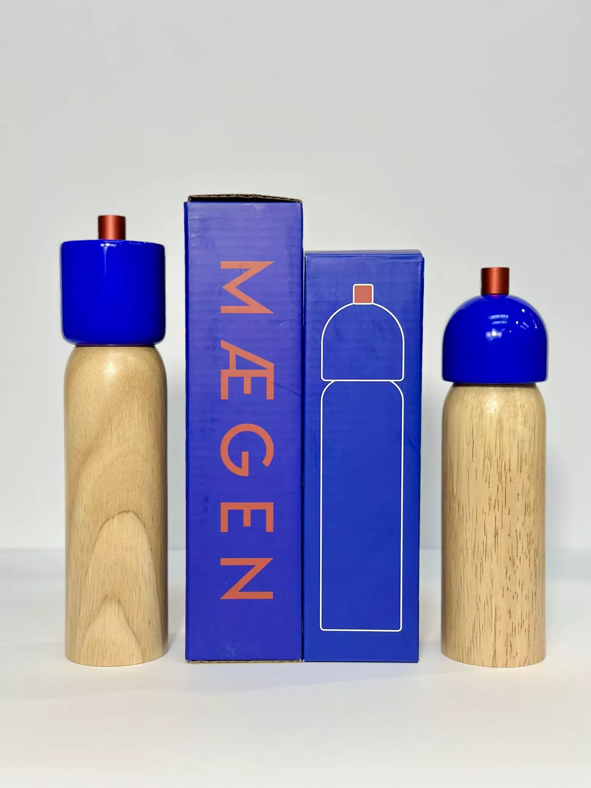 MAEGEN - Poivrier/Salière NAVY & RED