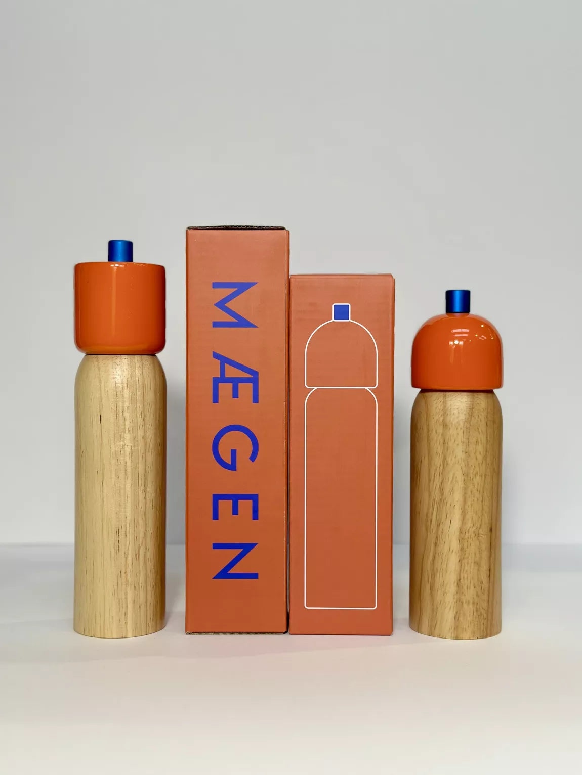 MAEGEN - Poivrier/Salière ORANGE & BLUE