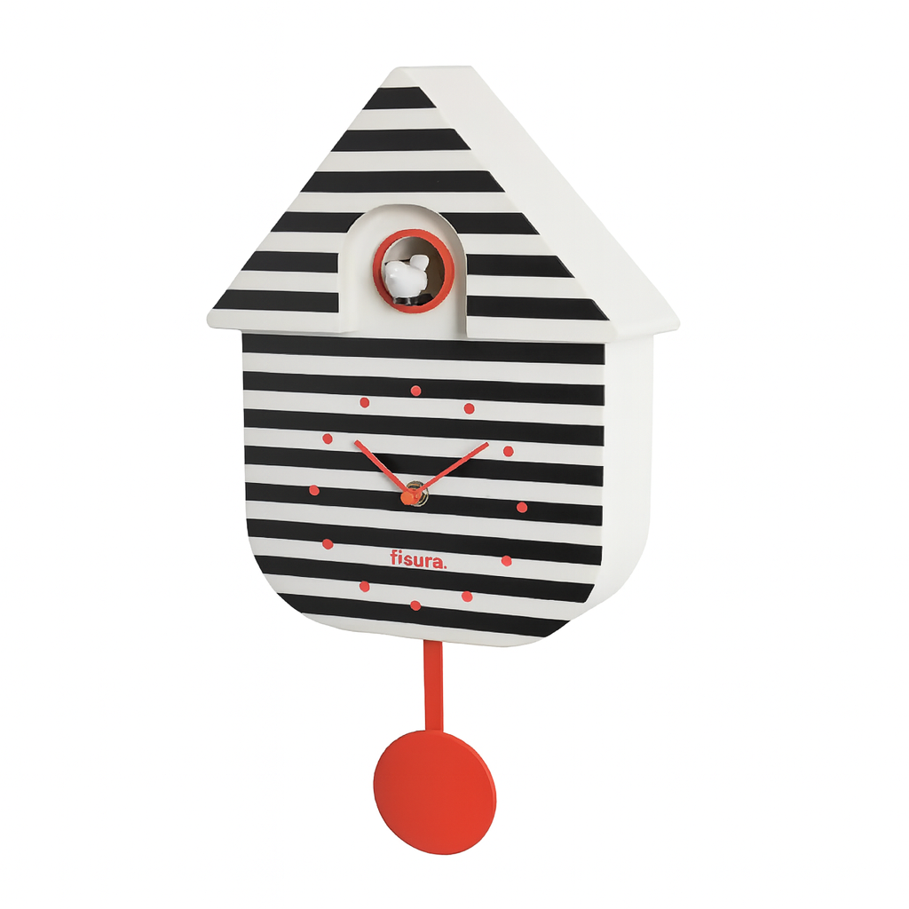 FISURA - Horloge CUCKOO Rayures