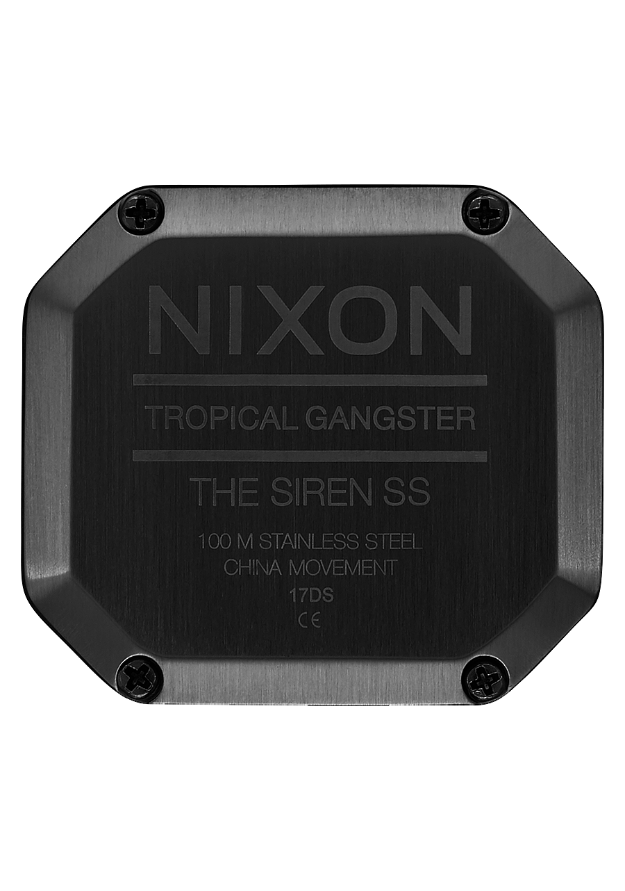 NIXON - Siren Stainless Steel - Noir