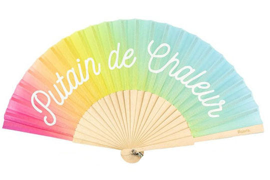 FISURA - Éventail Multicolors PUTAIN DE CHALEUR