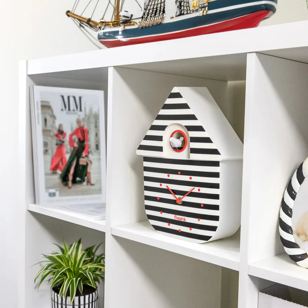 FISURA - Horloge CUCKOO Rayures