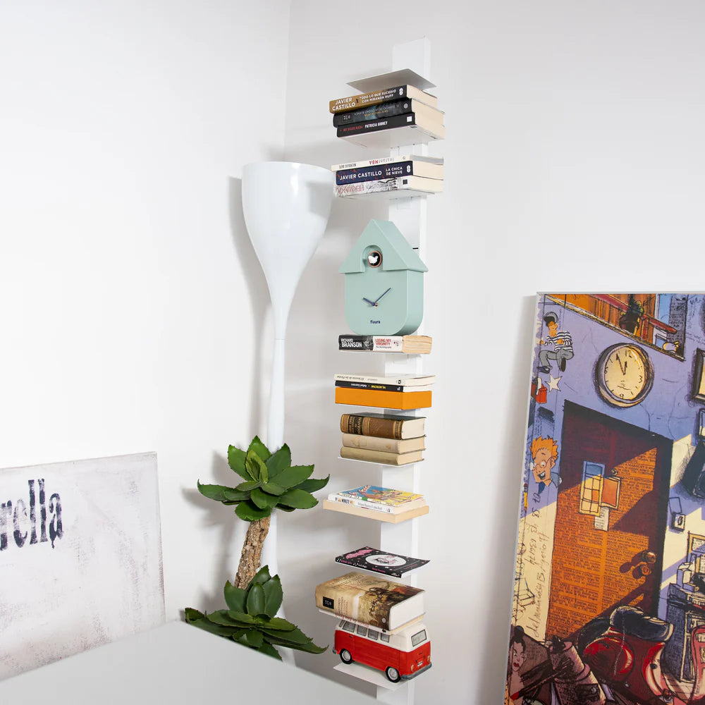 FISURA - Horloge CUCKOO Turquoise/Rose