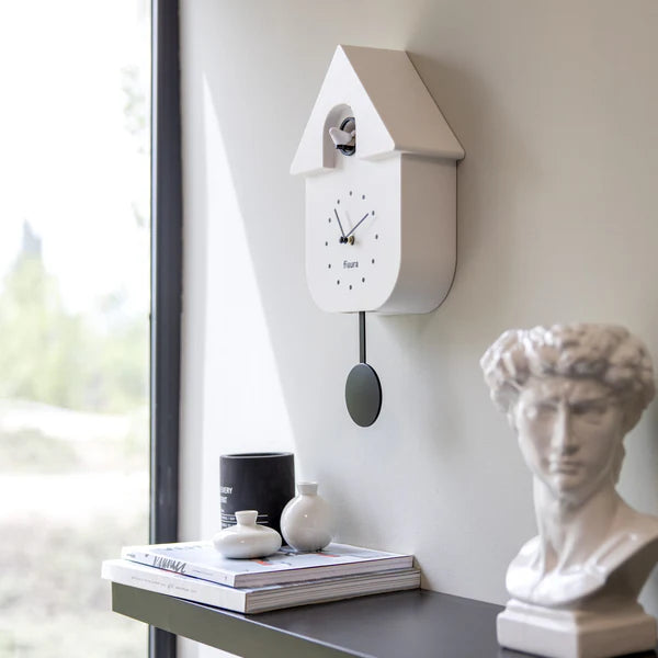 FISURA - Horloge CUCKOO Blanc