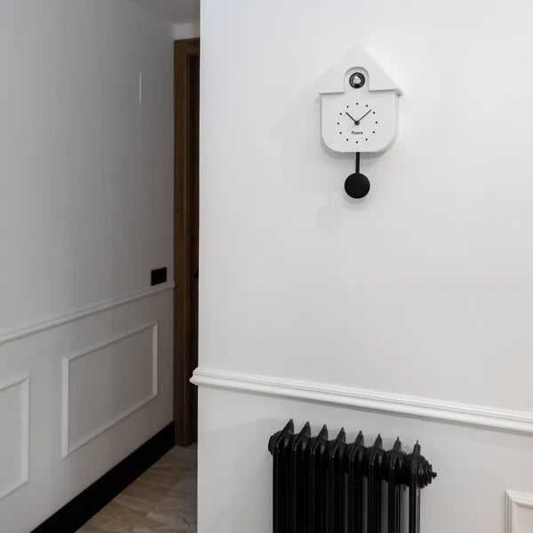 FISURA - Horloge CUCKOO Blanc