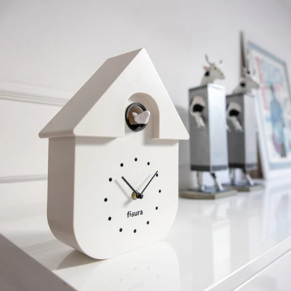 FISURA - Horloge CUCKOO Blanc