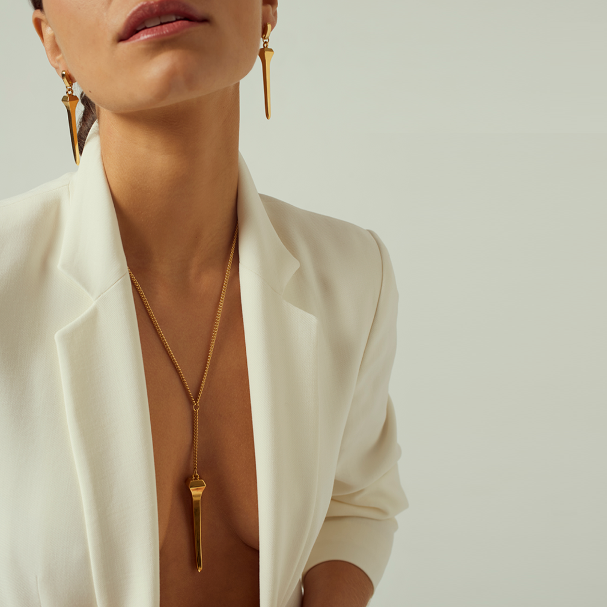 CXC - Collier CLOU Argent