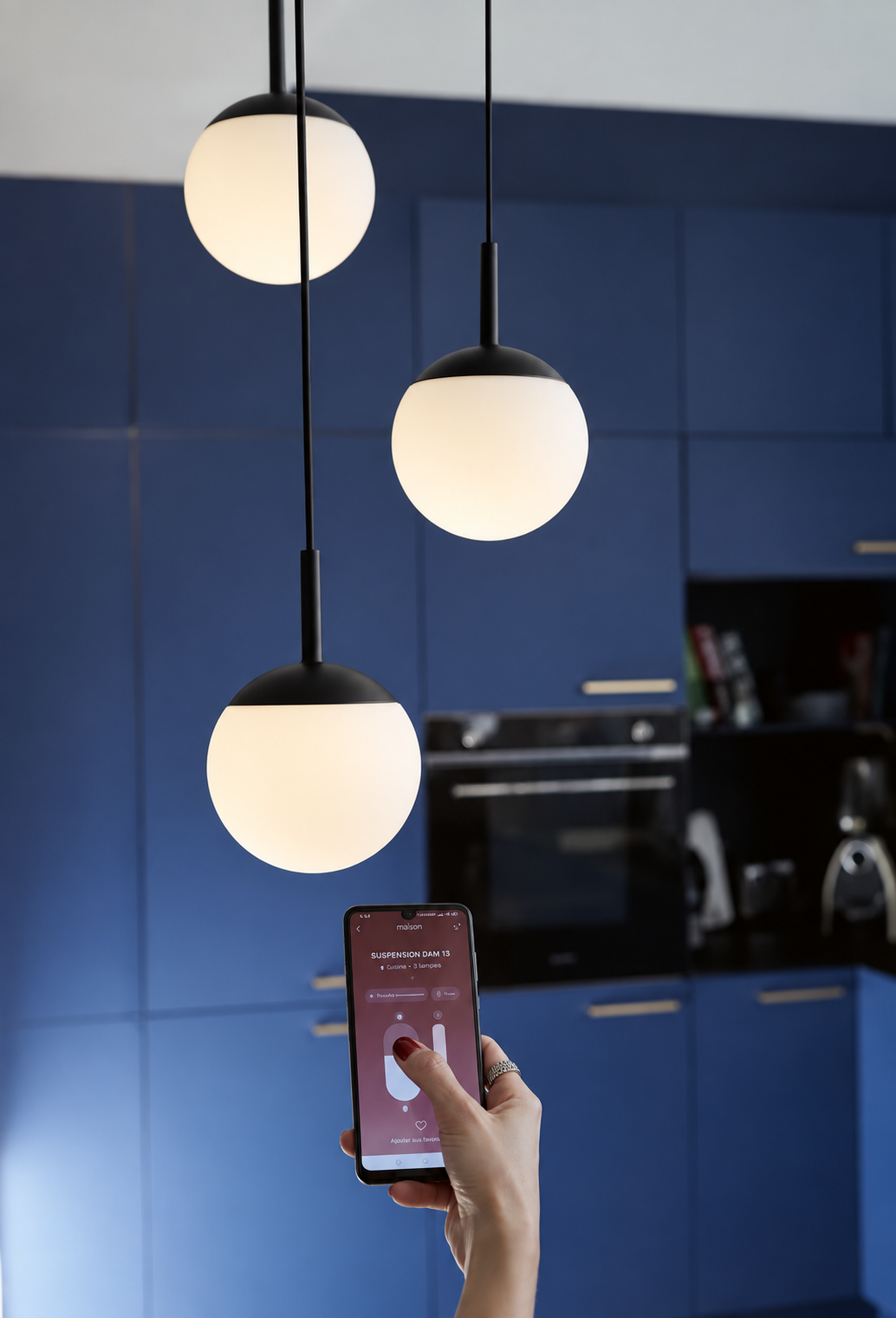 FERMOB - Suspension MOOON Carbone