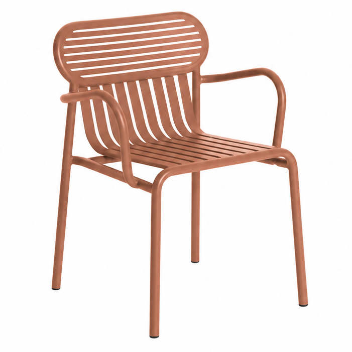 Petite Friture - Chaise WEEK-END Terracotta (vendues par 2)