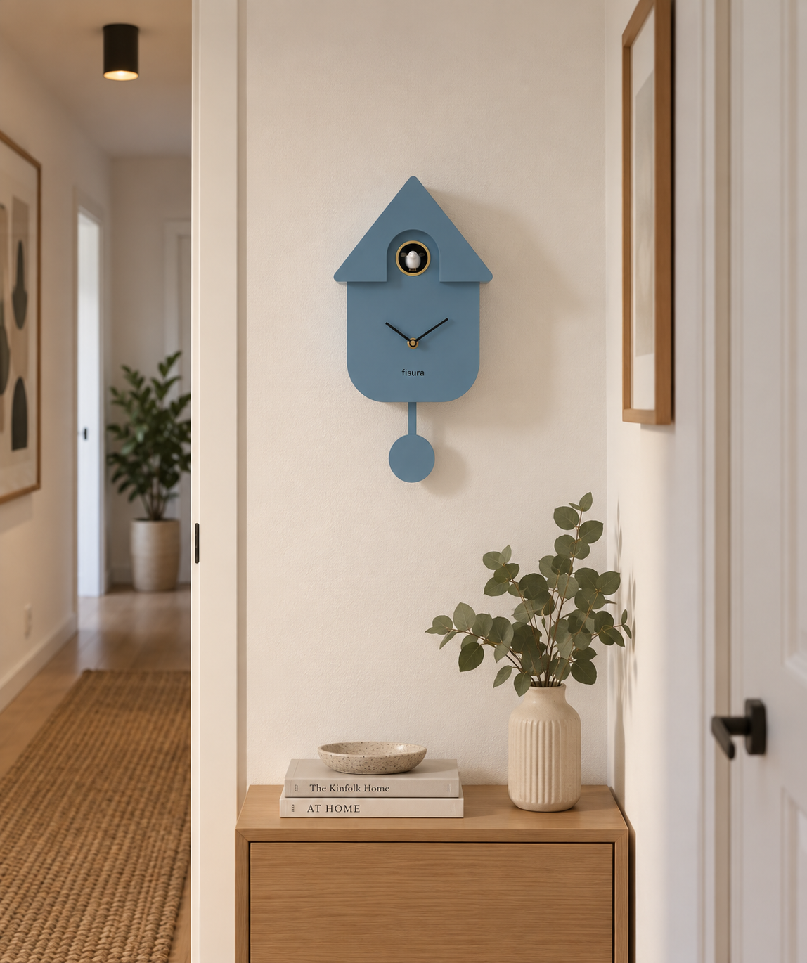 FISURA - Horloge CUCKOO Bleu