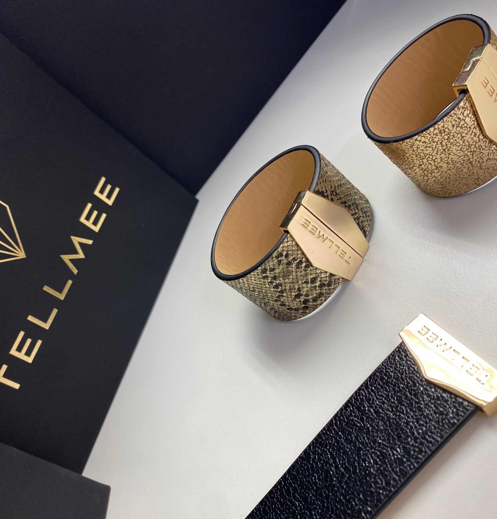 TELLMEE - KARMA - Manchette en cuir