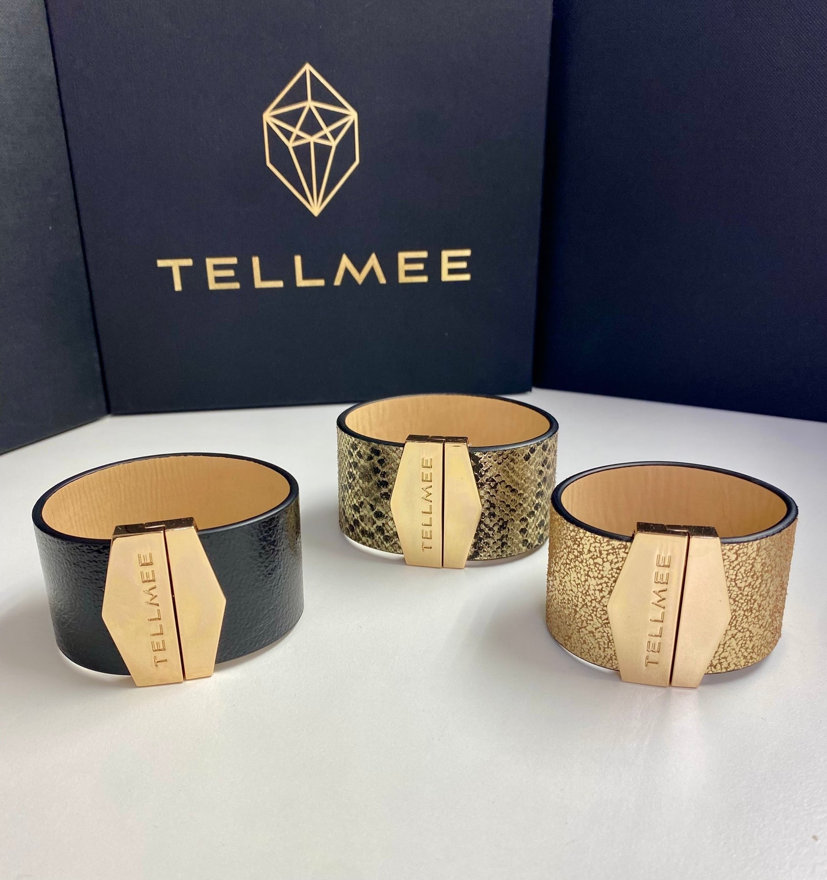 TELLMEE - KARMA - Manchette en cuir
