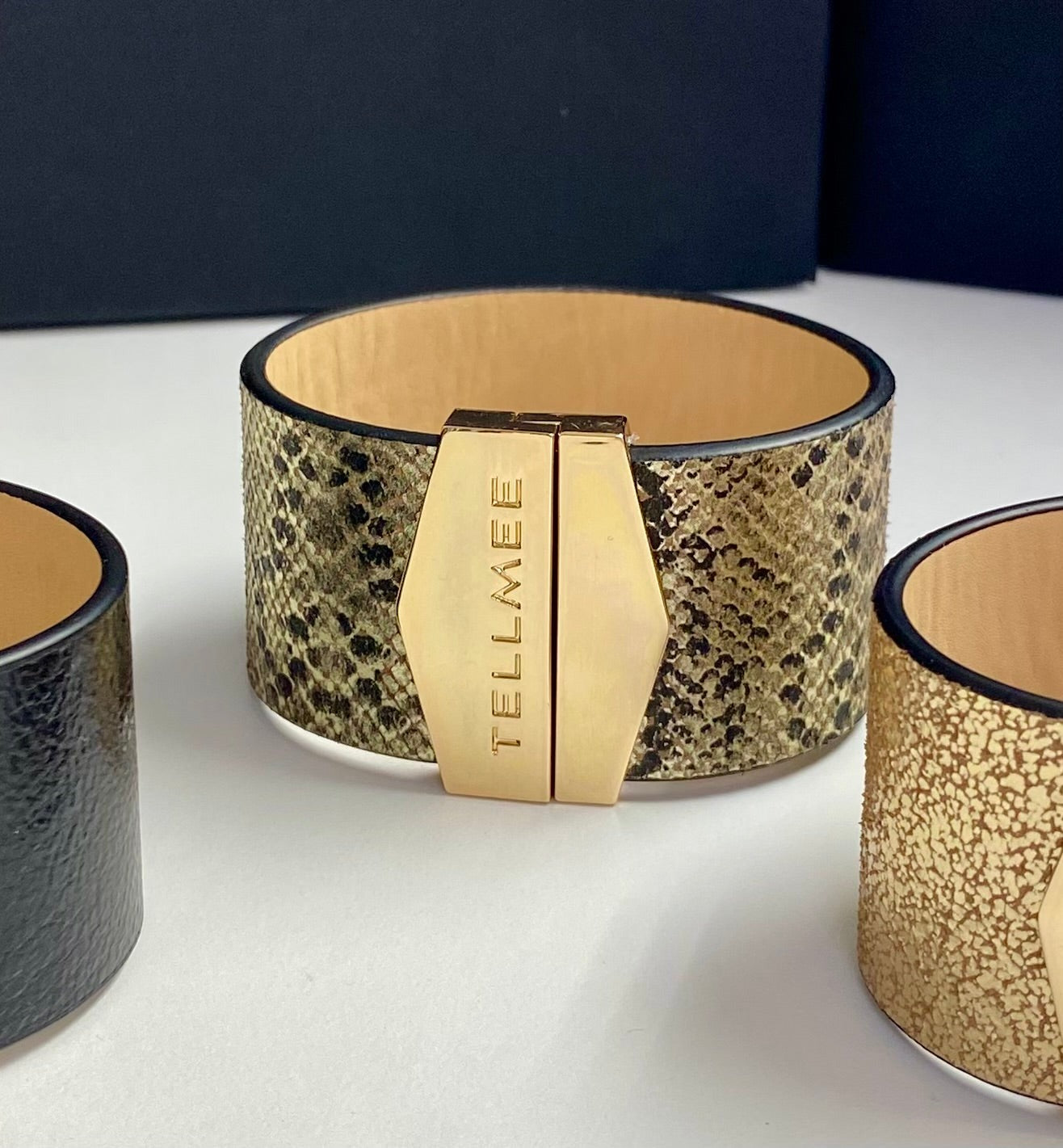 TELLMEE - KARMA - Manchette en cuir