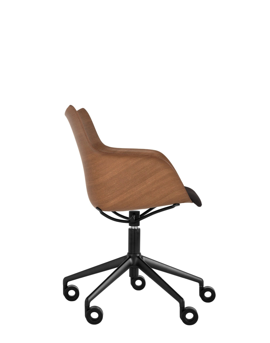 KARTELL - Chaise de Bureau Q-WOOD SOFT