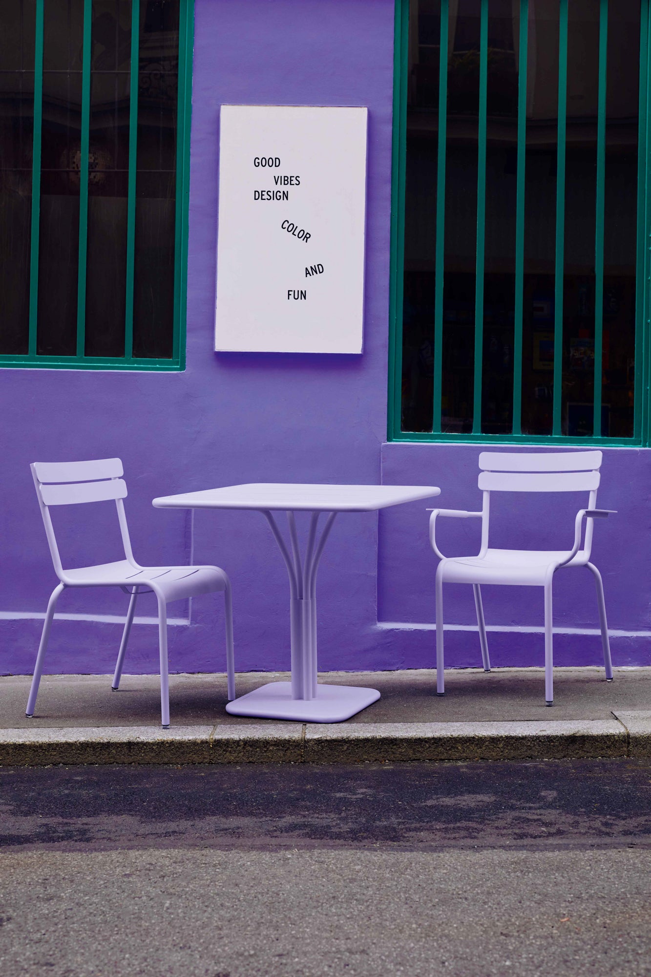 FERMOB - Luxembourg - Chaise - Gris Argile