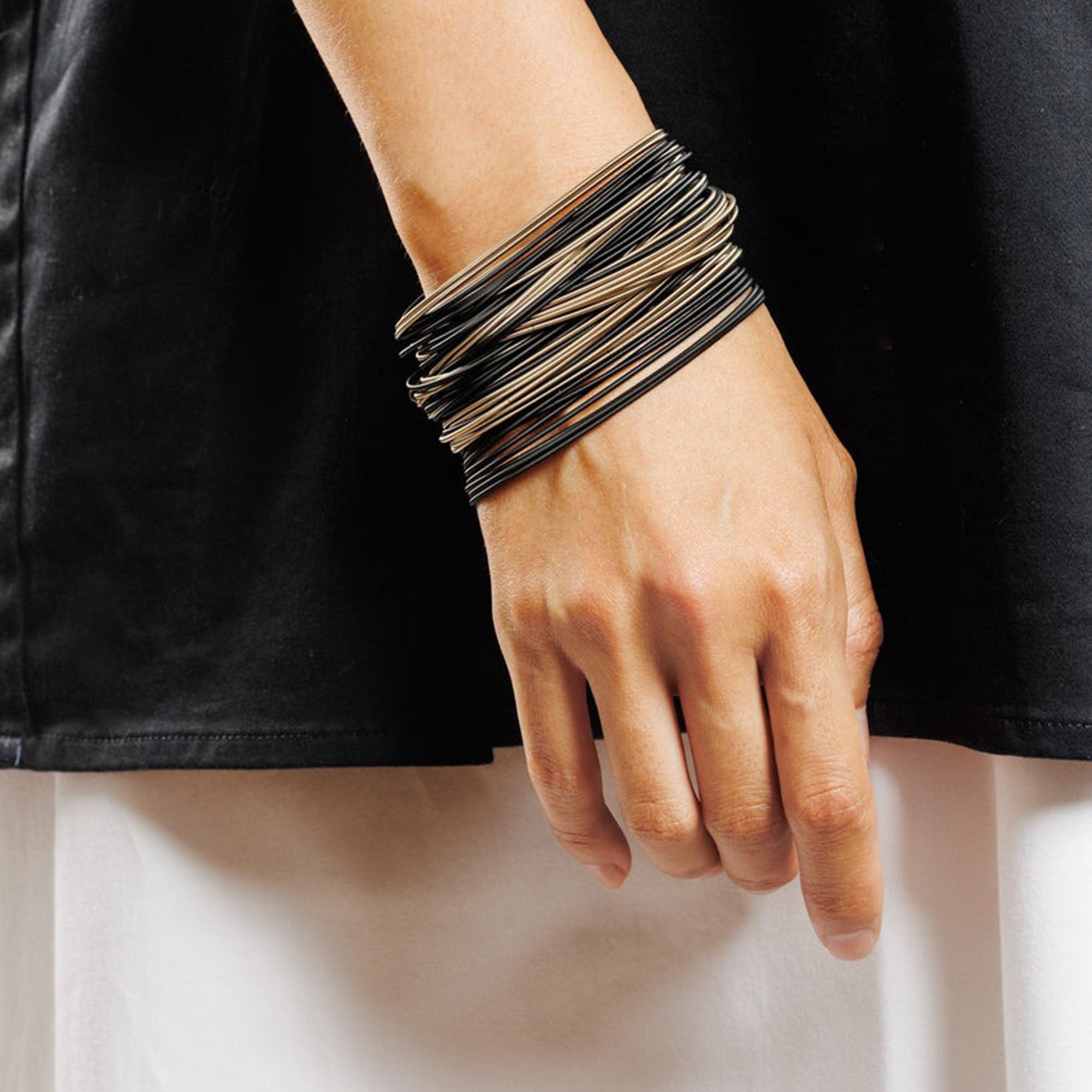 LA MOLLLA - Bracelets BRONZE & BLACK