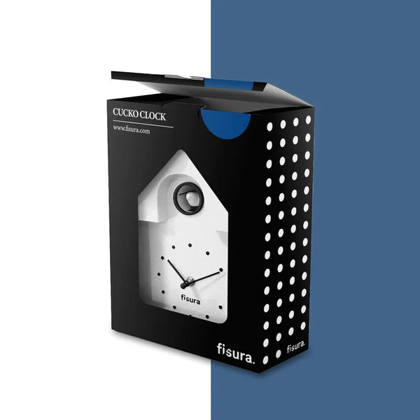 FISURA - Horloge CUCKOO Blanc