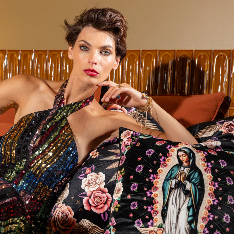 Pôdevache - Coussin Velours EX VOTO LIVOURNE