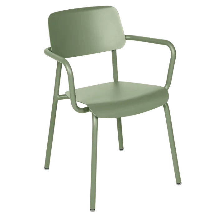 FERMOB - Chaise avec accoudoirs STUDIE Cactus (vendues par 2)