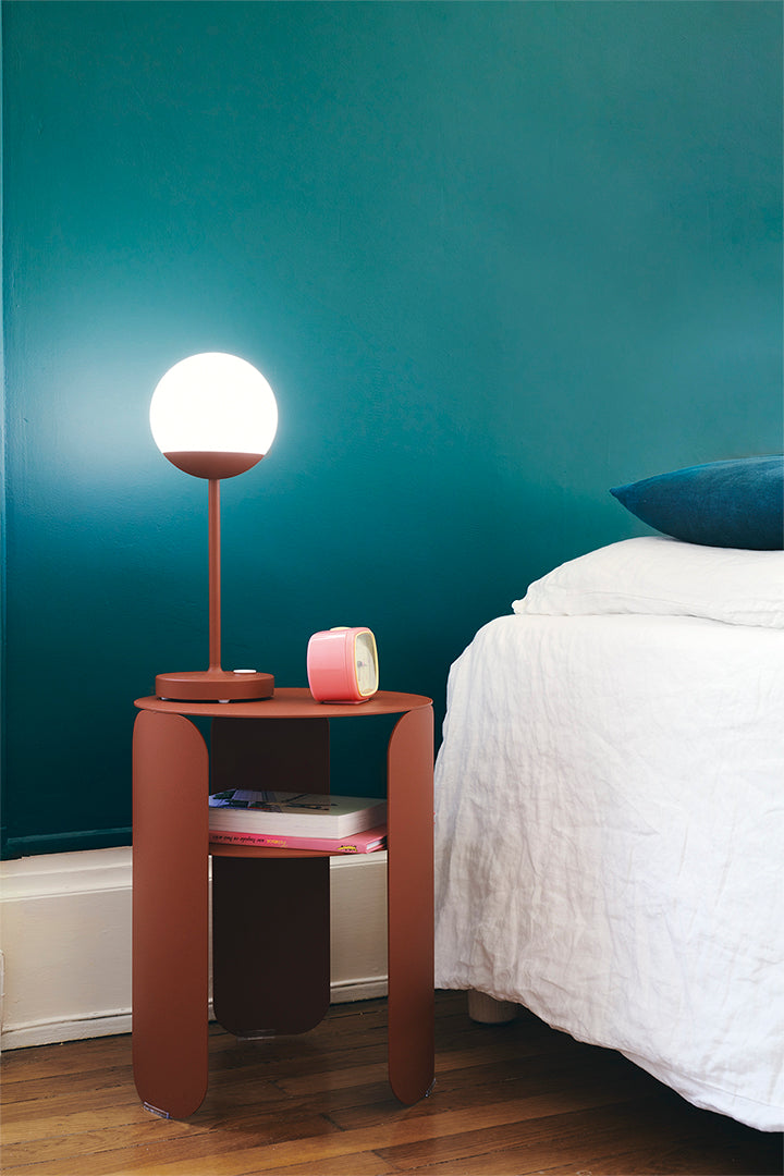 FERMOB - BEBOP - Table d'appoint Ø 35 CM - Gris Argile