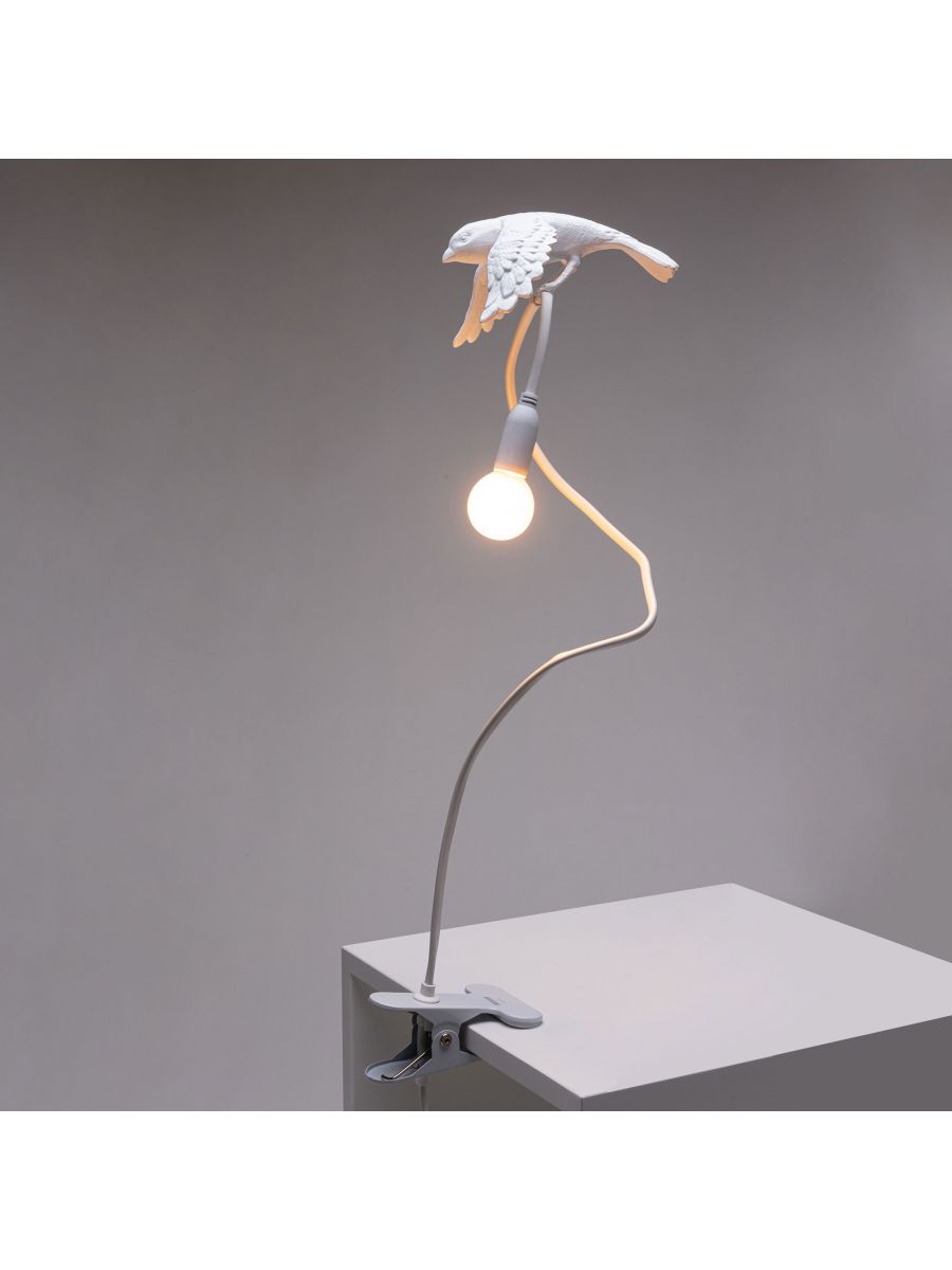 SELETTI - Lampe avec pince SPARROW Taking