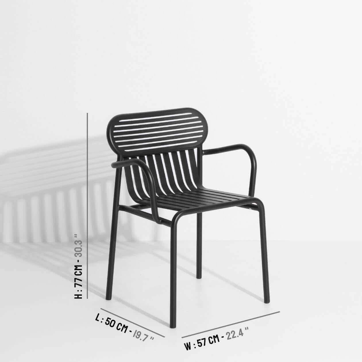 PETITE FRITURE - Chaise avec accoudoirs WEEK-END