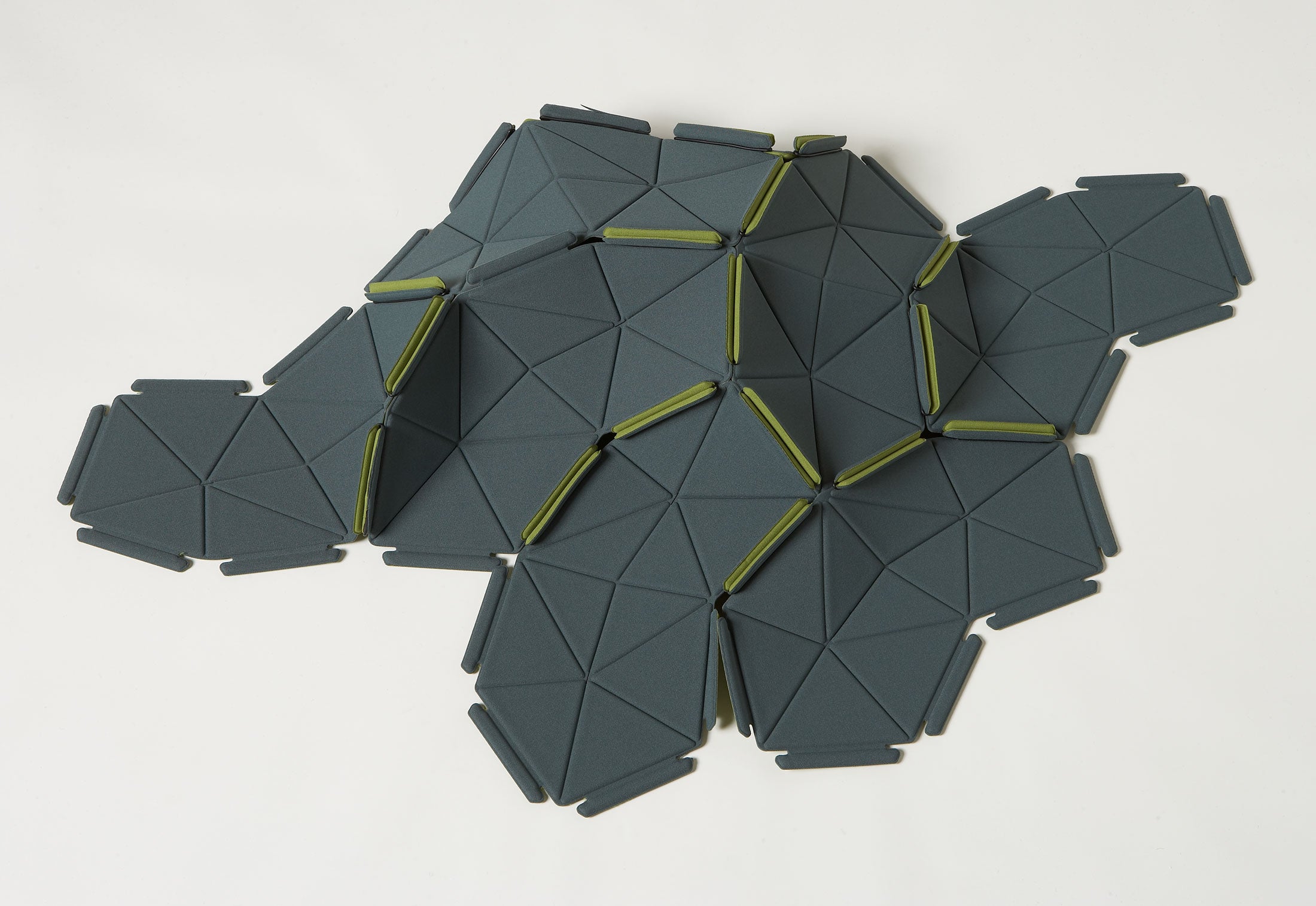 LIGNE ROSET - CLOUDS - Boite de 8 Pièces Tempo Vert citron/bleu - Ronan et Erwan Bouroullec