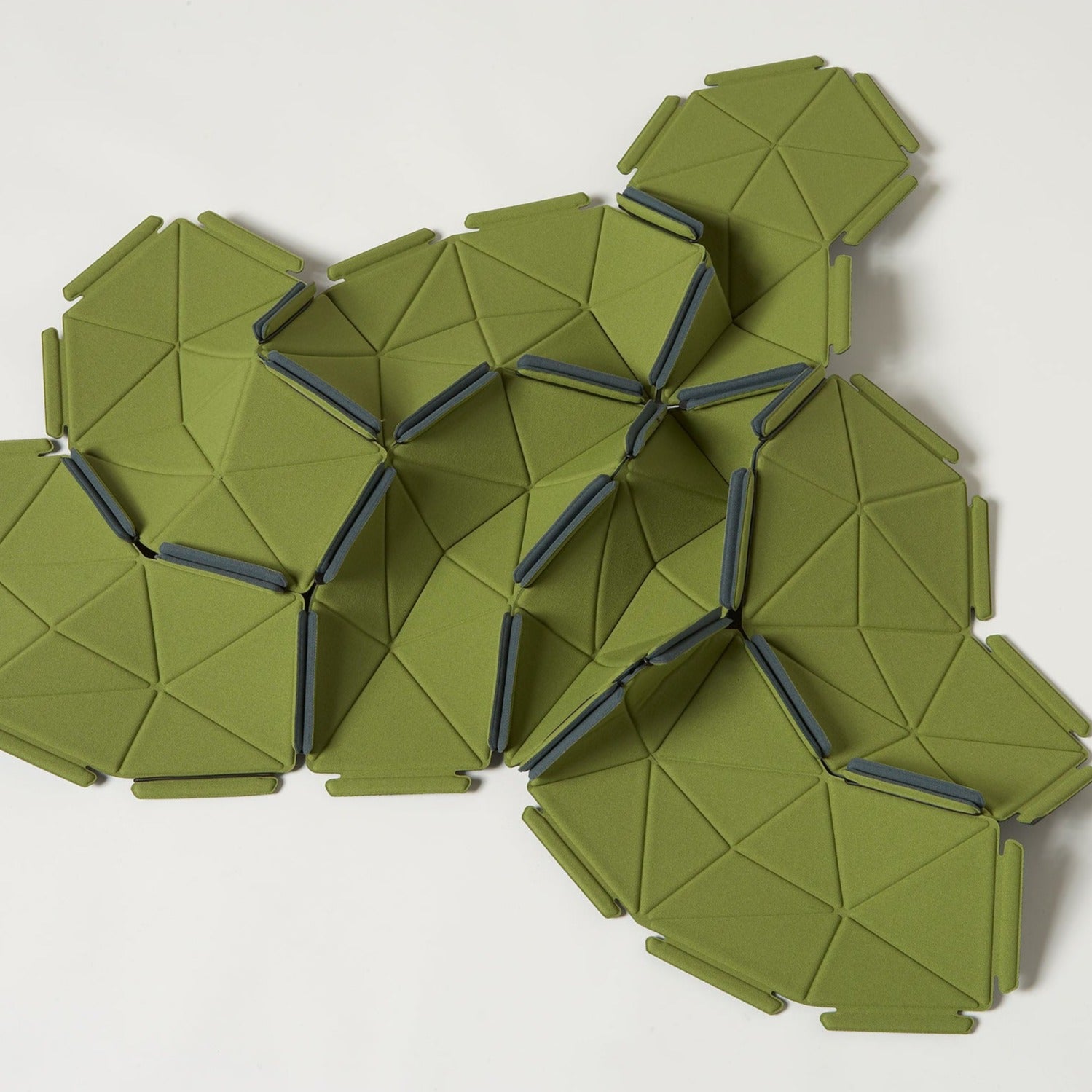 LIGNE ROSET - CLOUDS - Boite de 8 Pièces Tempo Vert citron/bleu - Ronan et Erwan Bouroullec
