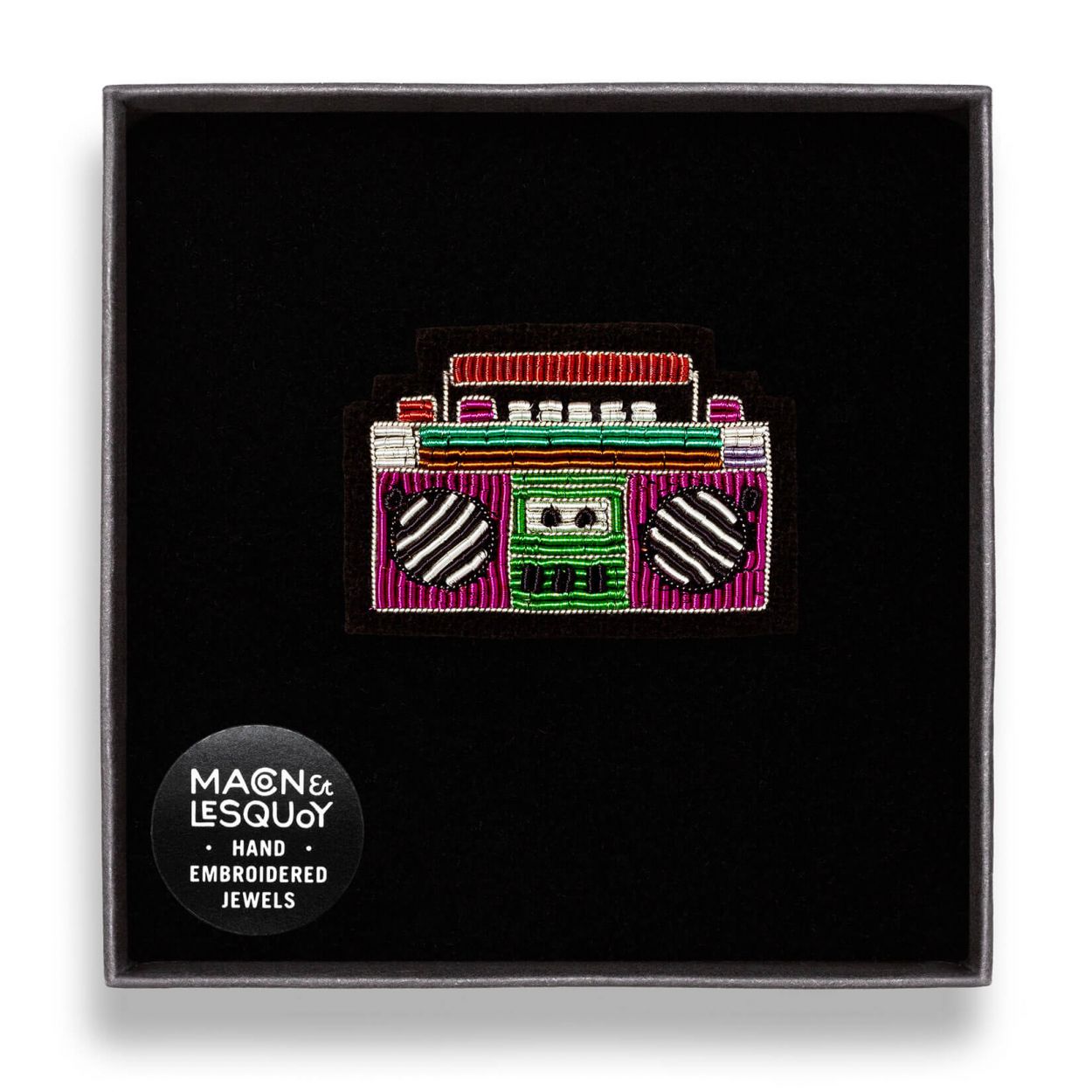 MACON & LESQUOY - GHETTO BLASTER - Broche