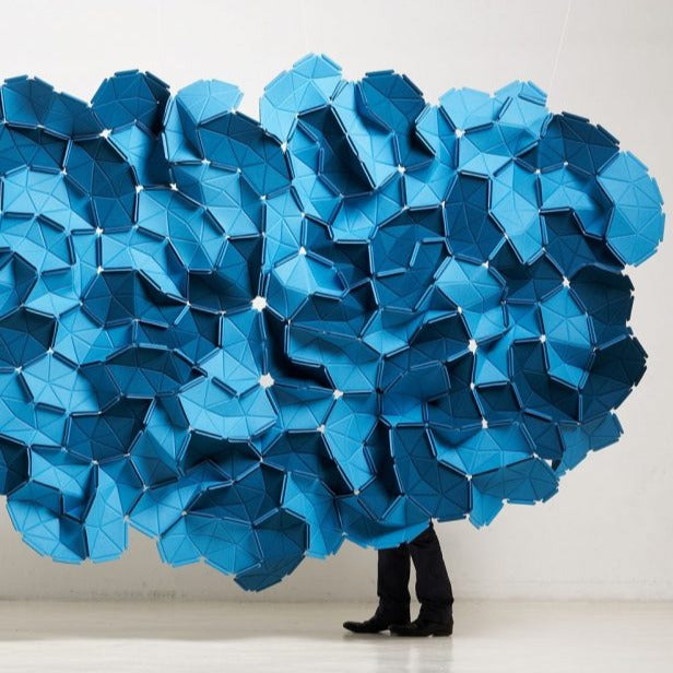 LIGNE ROSET - CLOUDS - Boite de 8 Pièces Tempo Vert citron/bleu - Ronan et Erwan Bouroullec