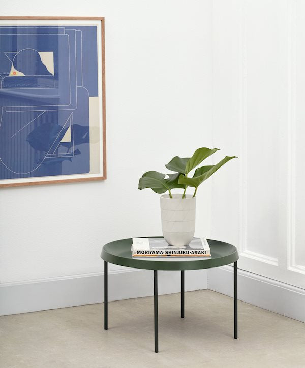 HAY - Tulou table basse Ø55 X H35 couleur vert mat