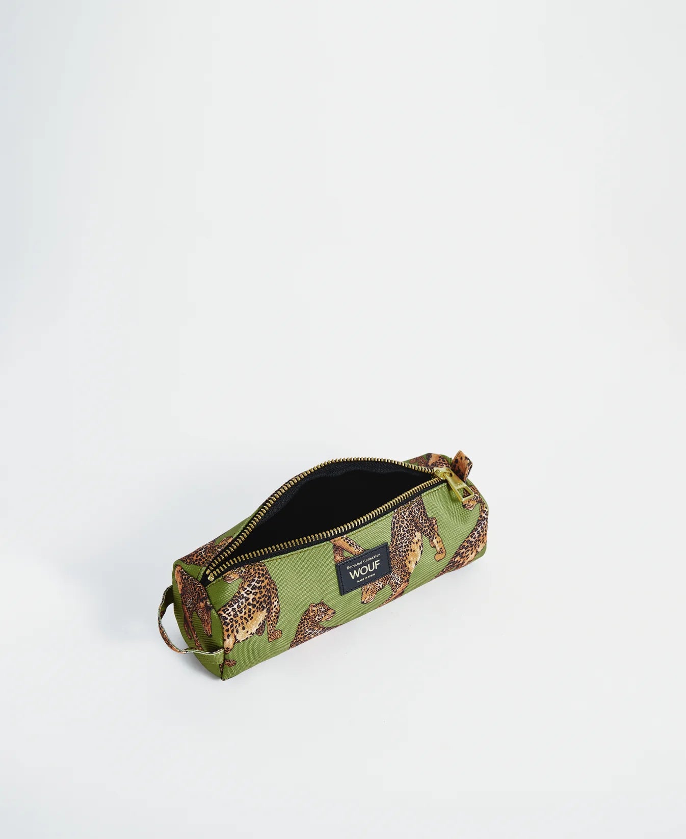 WOUF - Trousse OLIVE LEOPARD