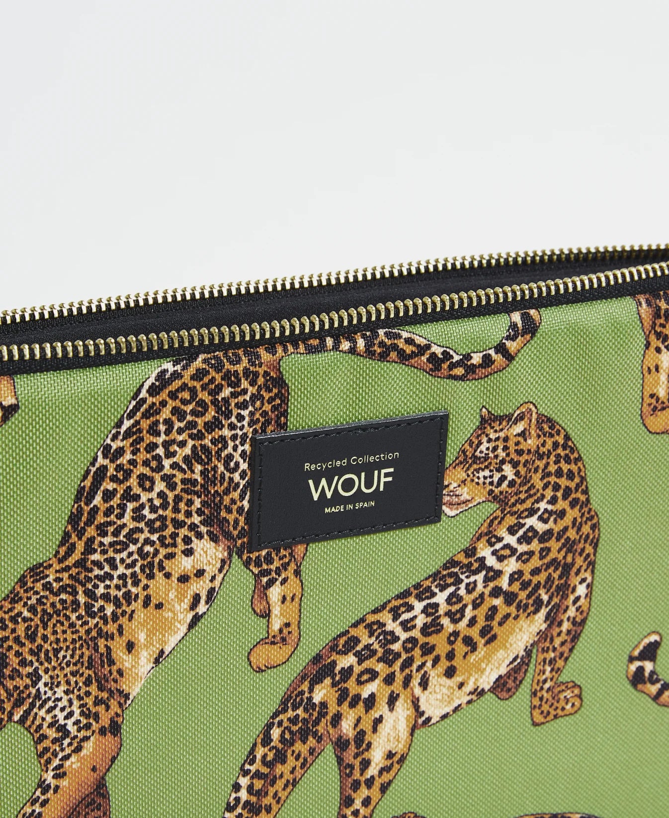 WOUF - Housse 13" & 14" OLIVE LEOPARD