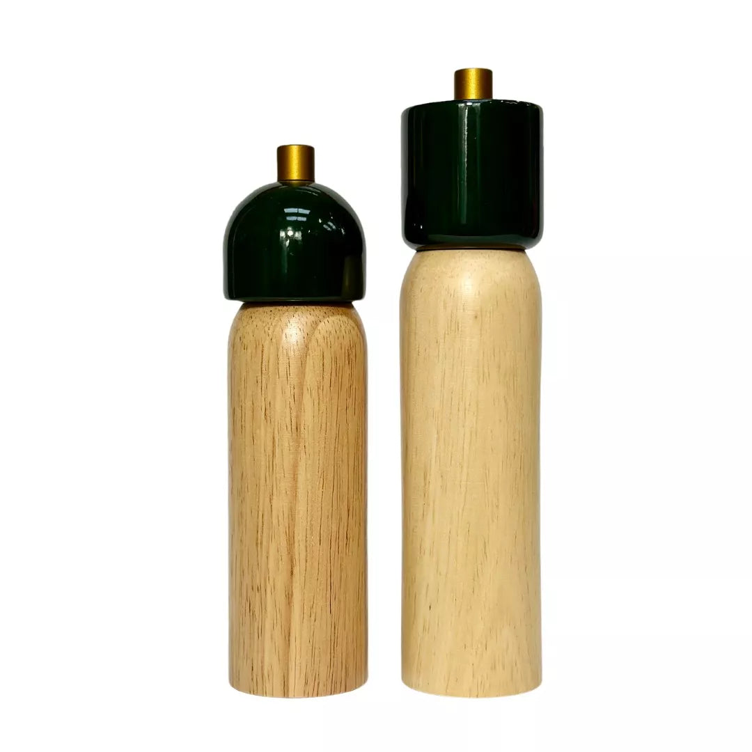 MAEGEN - Poivrier/Salière GREEN & GOLD