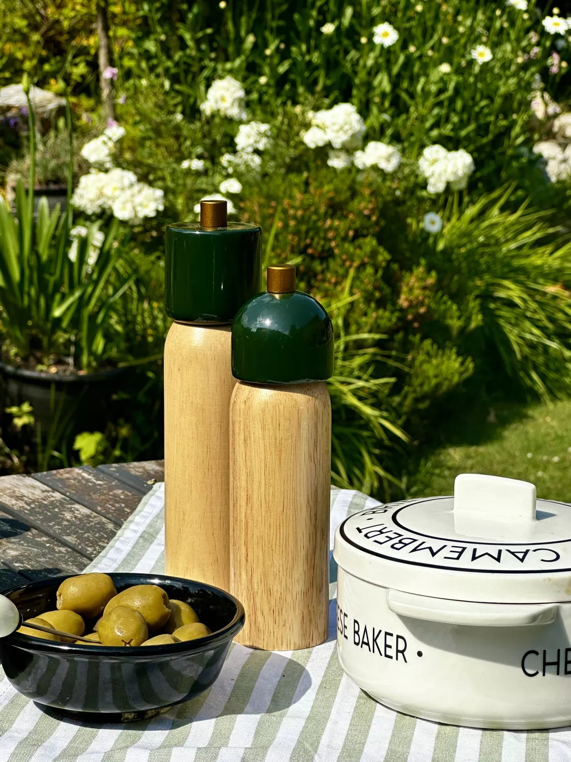 MAEGEN - Poivrier/Salière GREEN & GOLD
