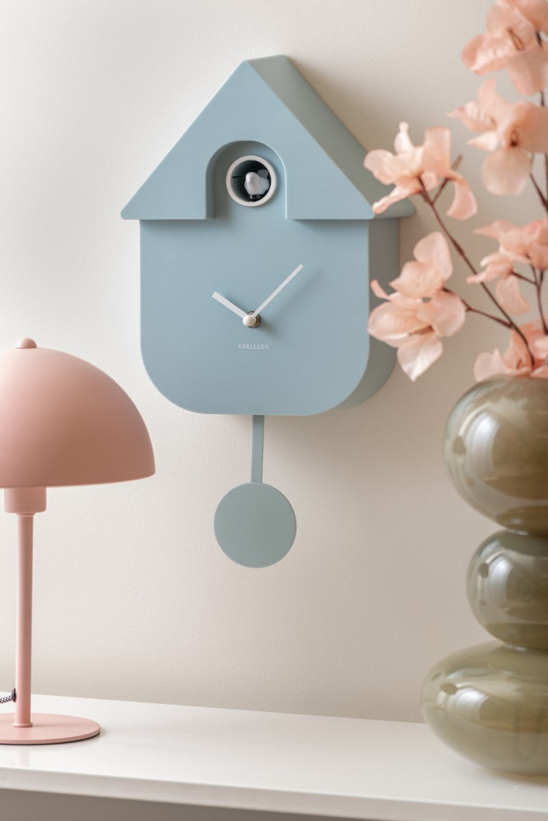 KARLSSON - Horloge CUCKOO Bleu Ciel