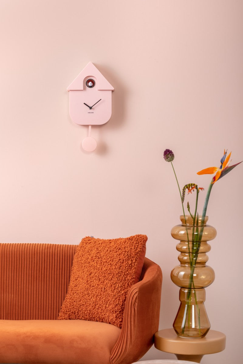 KARLSSON - Horloge CUCKOO Rose poudré