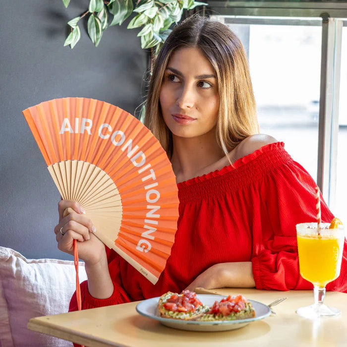 FISURA - Éventail Orange AIR CONDITIONING