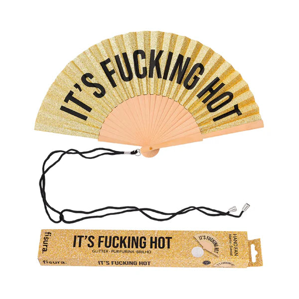 FISURA - Éventail Paillettes IT'S F*CKING HOT