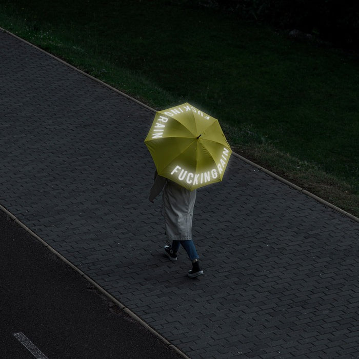 FISURA - Parapluie réfléchissant FUCKING RAIN