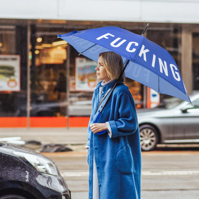 FISURA - Parapluie Bleu F*CKING RAIN