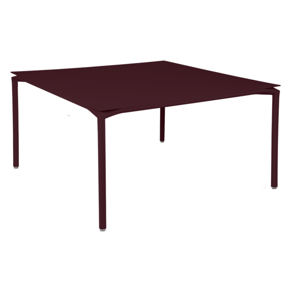 FERMOB - Table Calvi - 140x140cm - Cerise noire