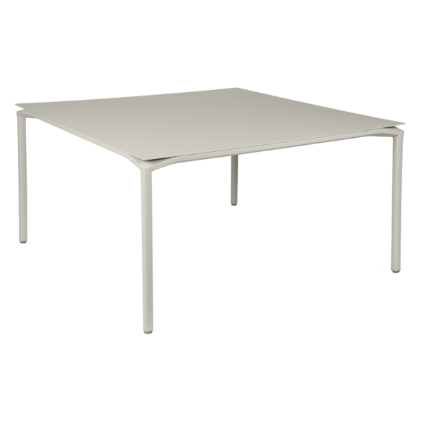 FERMOB - Table Calvi - 140x140cm - Gris argile