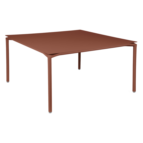 FERMOB - Table Calvi - 140x140cm - Ocre Rouge