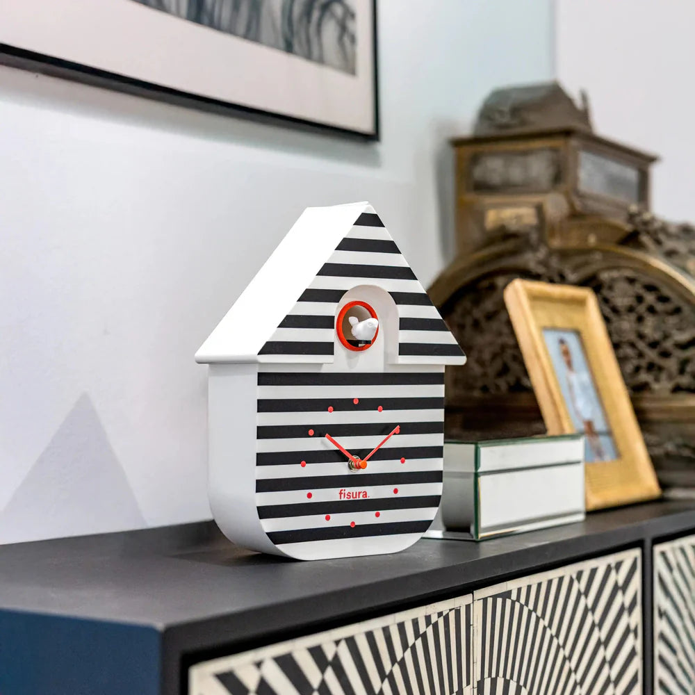 FISURA - Horloge CUCKOO Rayures