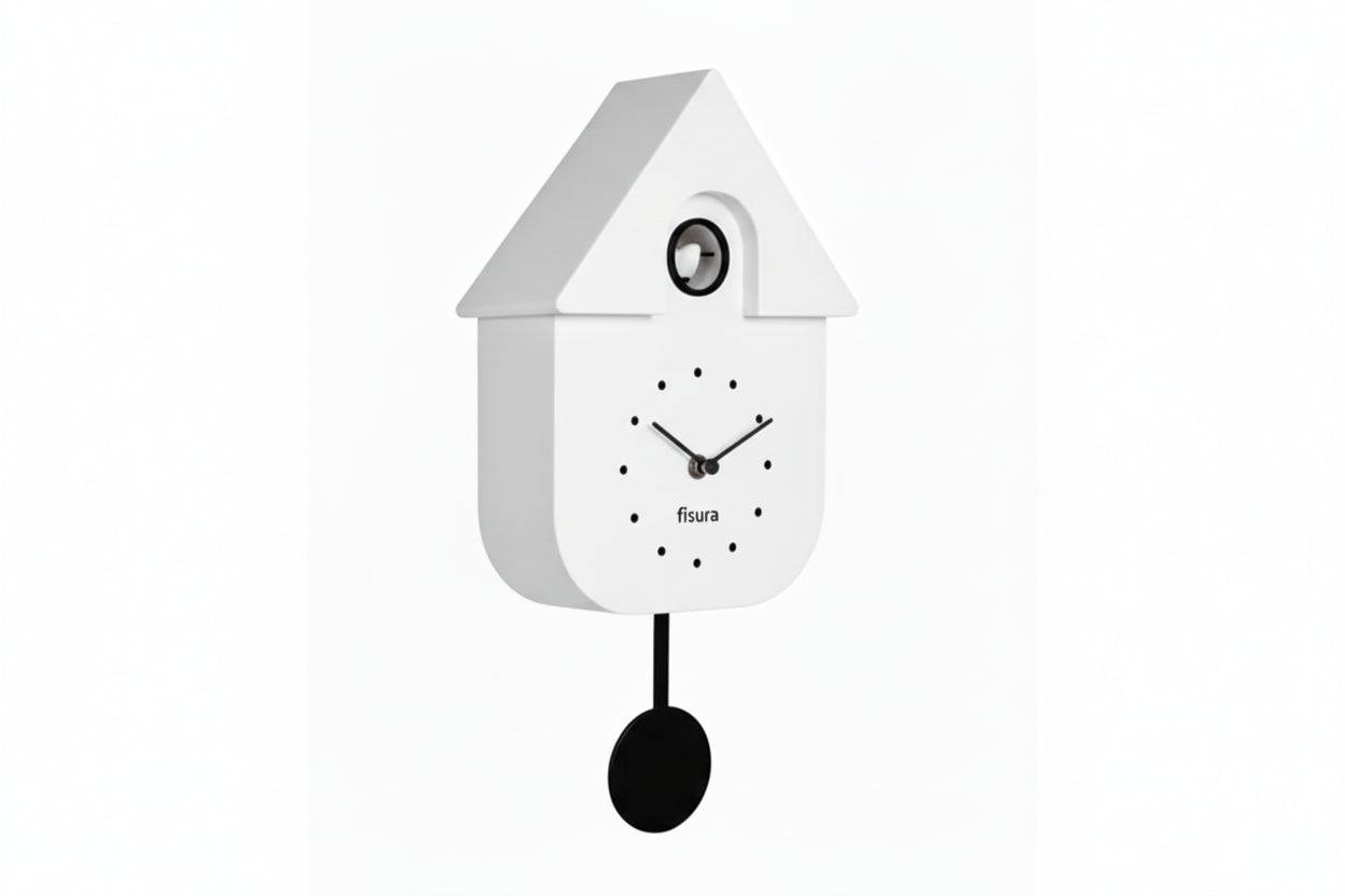 FISURA - Horloge CUCKOO Blanc