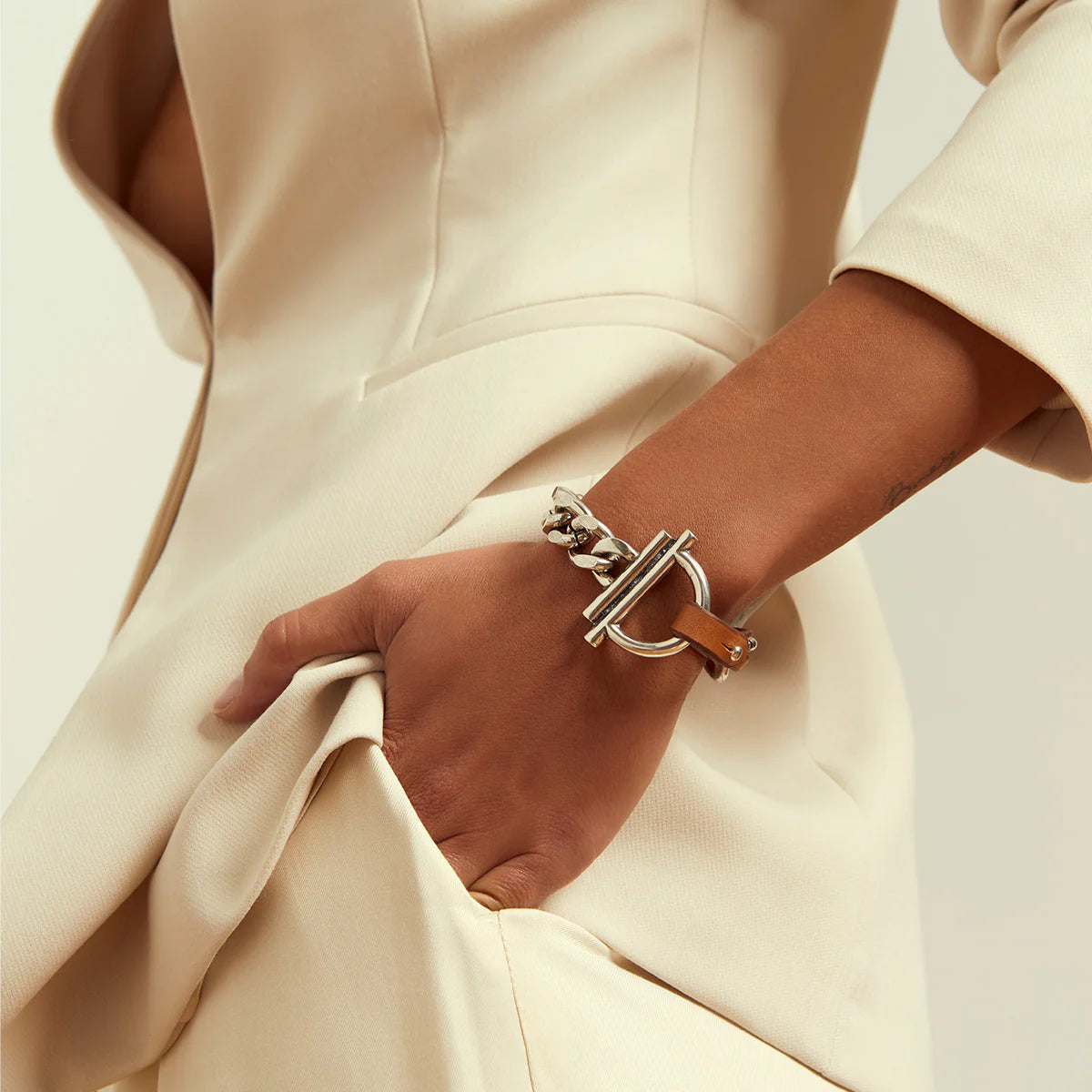 CXC - Bracelet AUBE Argent Taille M
